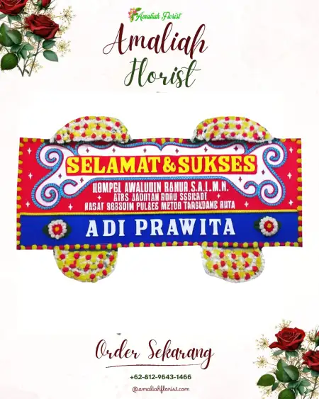 Papan Bunga Ucapan Selamat Naimata